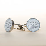 Declaration of Independence Cuff Links