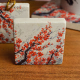 Cherry Blossom Tile Magnet