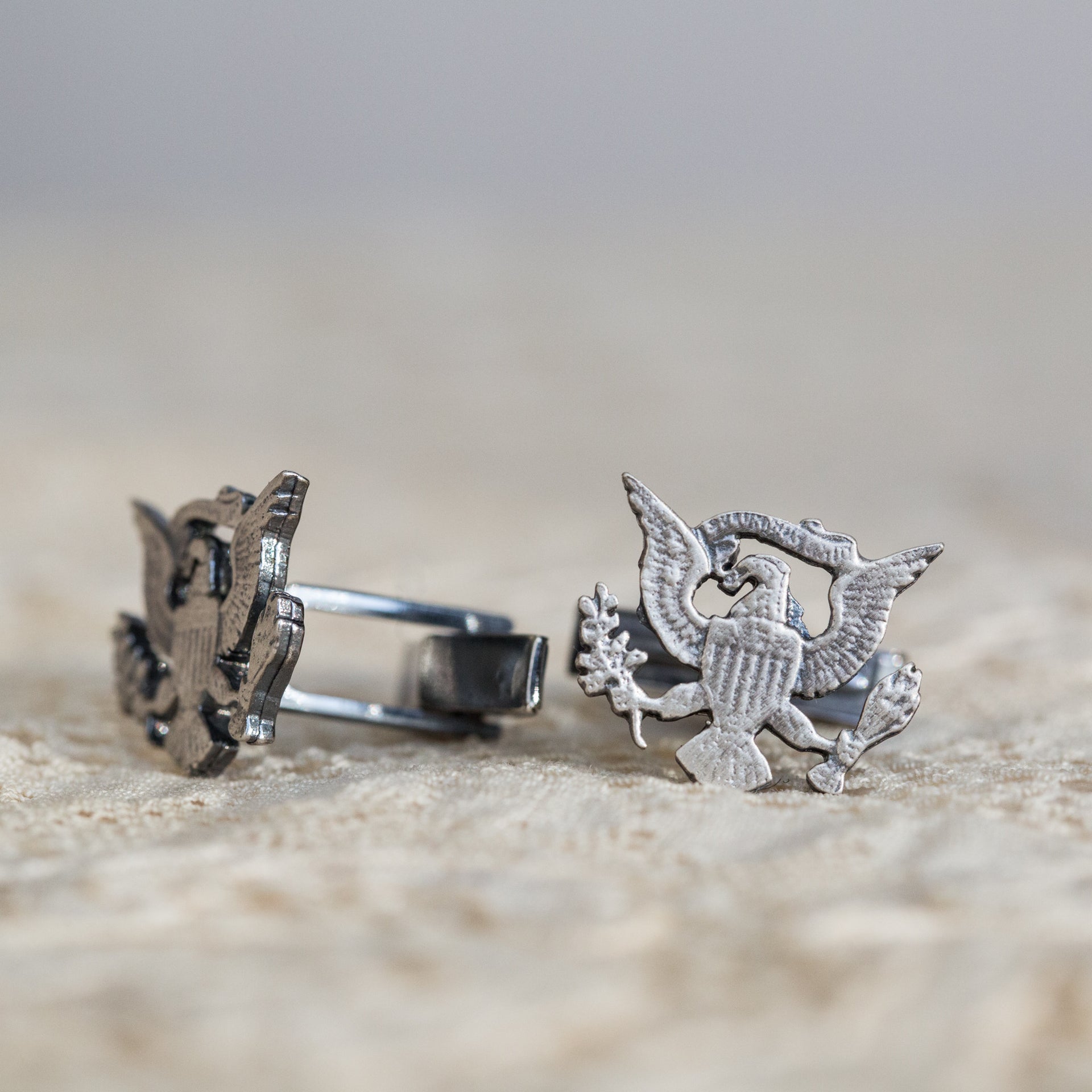 Presidential Coat of Arms Silver Cuff Links