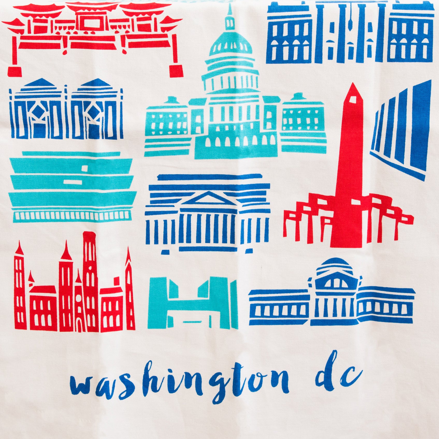 D.C. Architecture Tea Towel