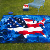 USA Map Beach Blanket