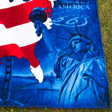 USA Map Beach Blanket