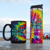 Make Peace Not War Travel Mug