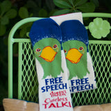 Free Speech Doesn't Mean Careless Talk Knee Socks