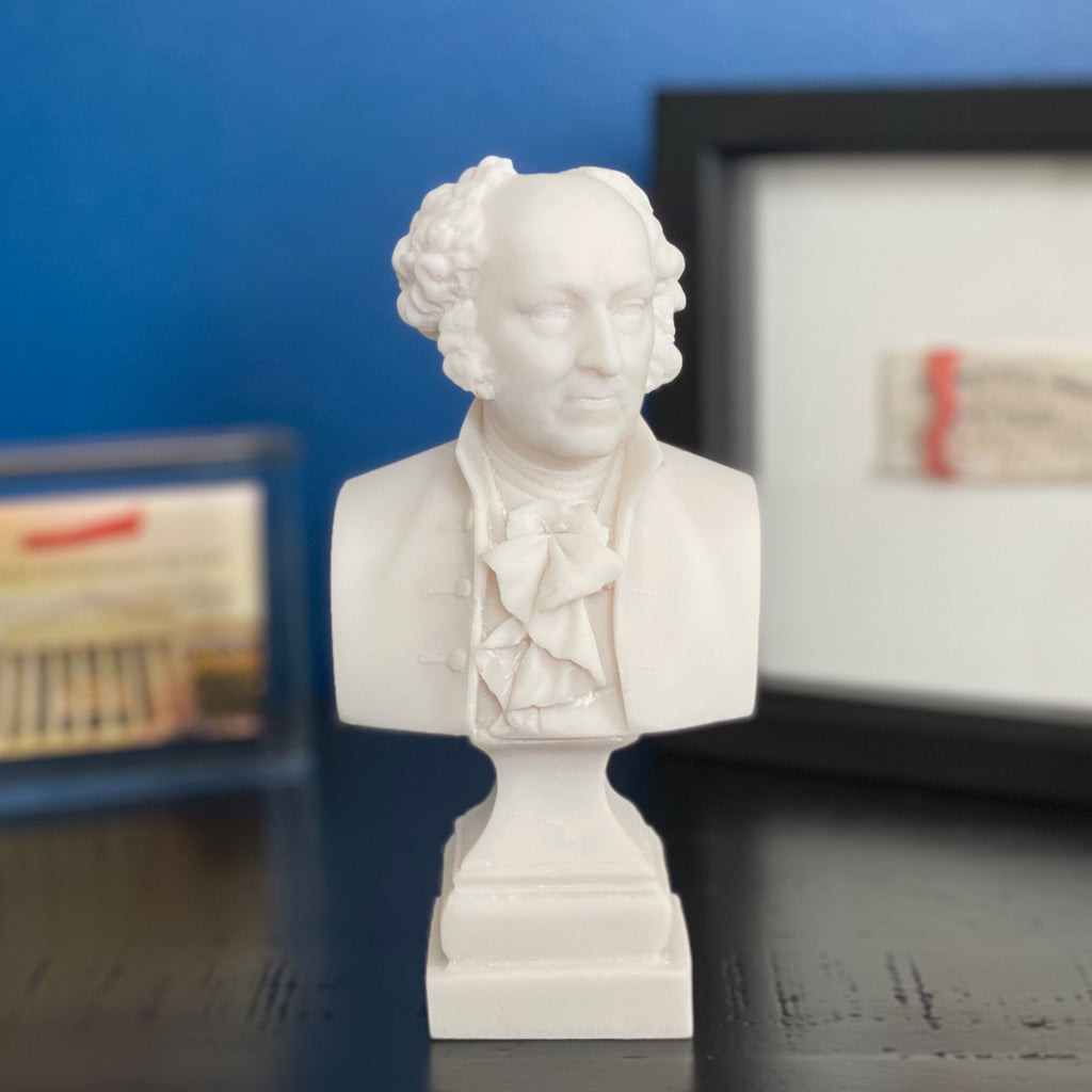 John Adams 6-inch White Bust