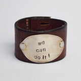 We Can Do It! Leather Cuff