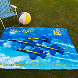 Blue Angels Beach Blanket