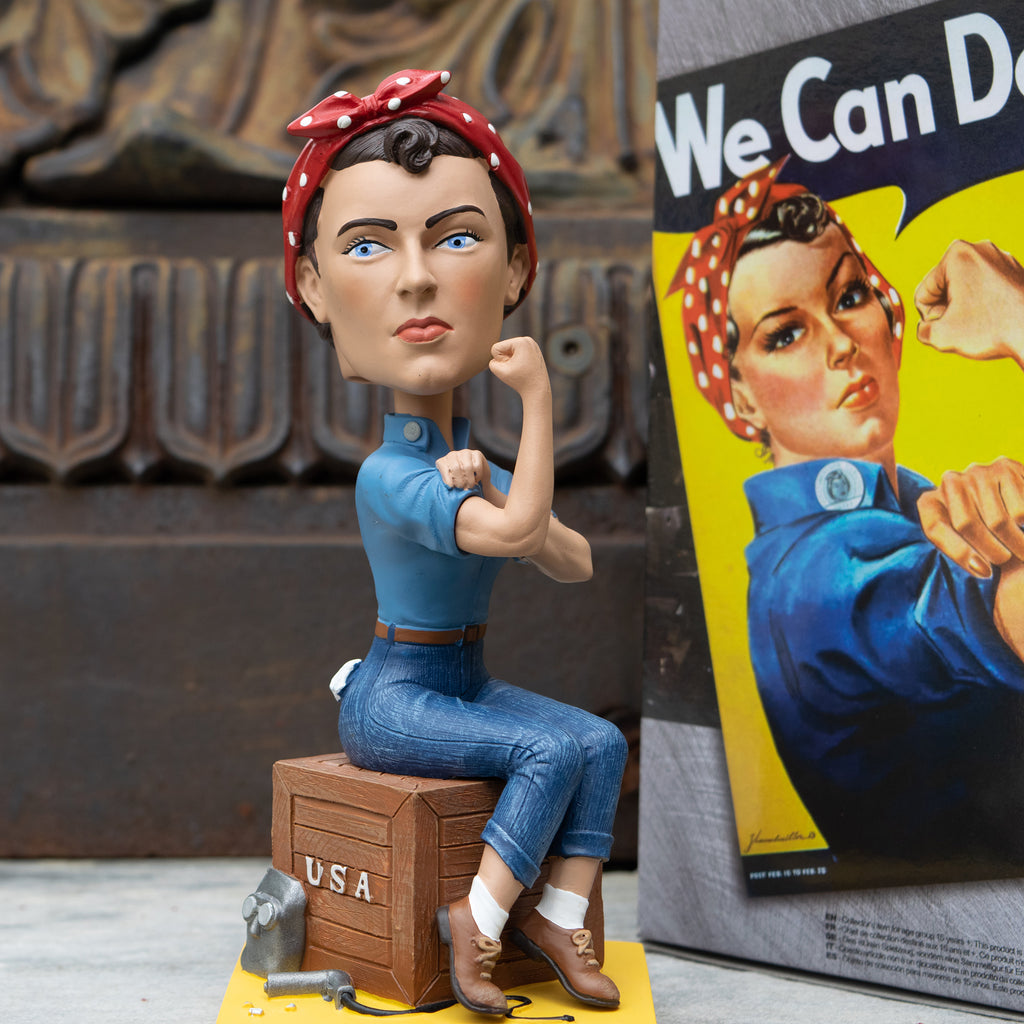 Bobblehead Rosie The Riveter – Royal Bobbles – Polyrésine – Neuf