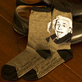 Albert Einstein Portrait Crew Socks