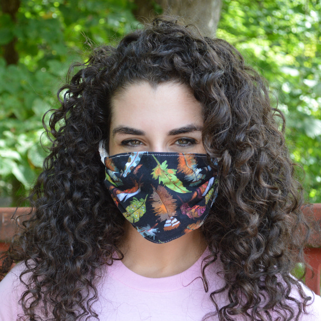 Feather Womens Face Mask