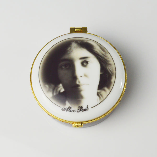 Alice Paul Hinged Porcelain Box