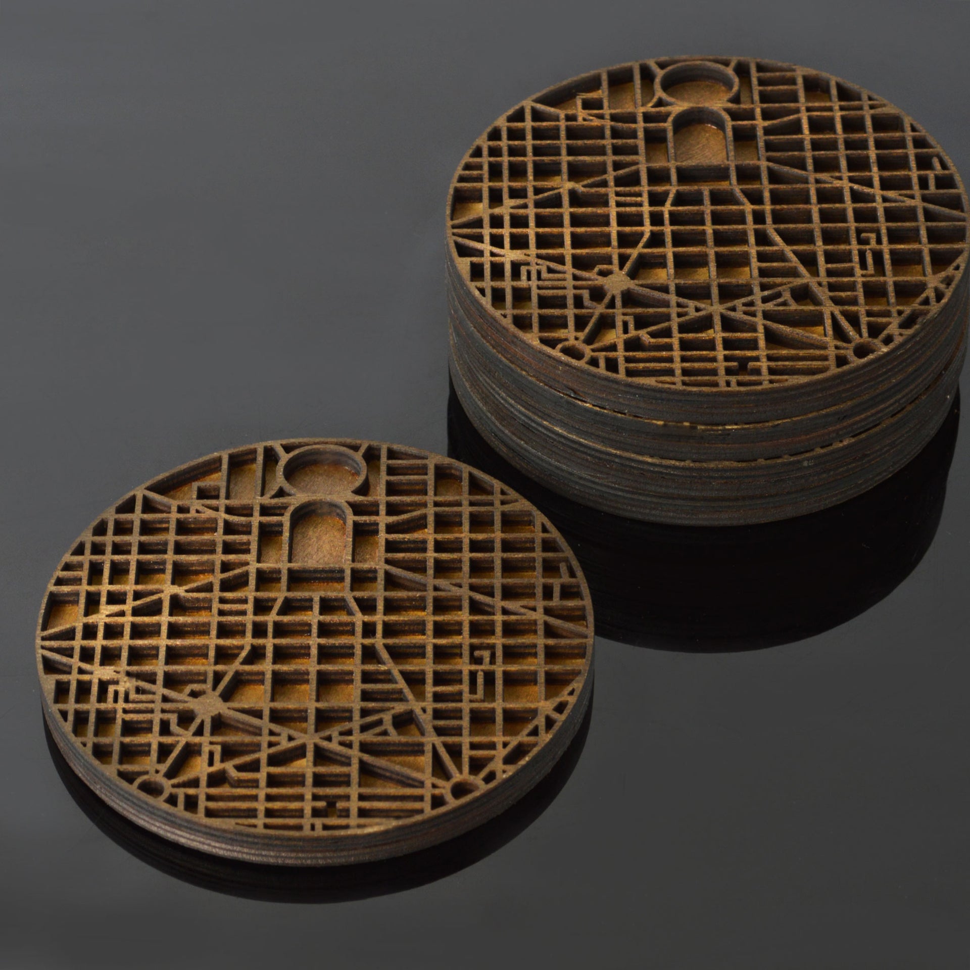 L'Enfant D.C. Map Coaster