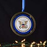 U.S. Navy Brass Ornament