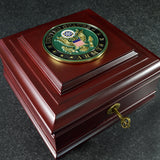 U.S. Army Medallion Wooden Box