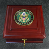 U.S. Army Medallion Wooden Box