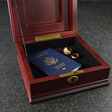 U.S. Marine Corps Medallion Wooden Box