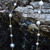 34-inch Swarovski Glass Pearl Necklace