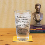 Emancipation Proclamation Pint Glass
