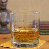 Emancipation Proclamation Rocks Glass