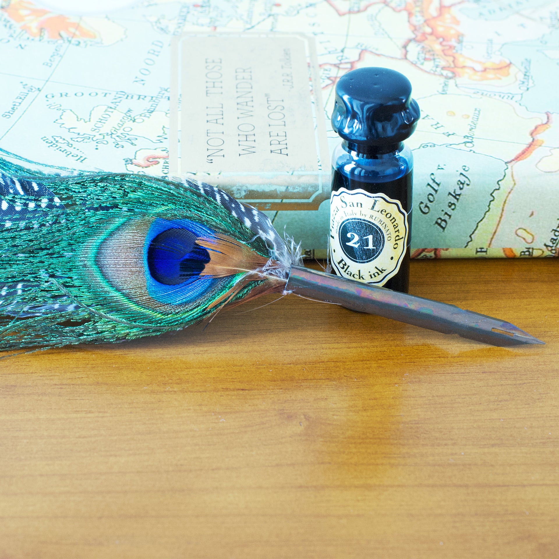 Peacock Feather Pen