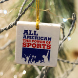 All American Tile Ornament