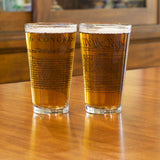 Declaration of Independence and U.S. Constitution Pint Glass Set