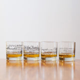 America's Documents Four Rocks Glass Set