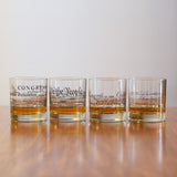 America's Documents Four Rocks Glass Set