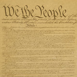 U.S. Constitution Poster Single Page Small Size Replica