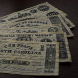 Historic Confederate Currency Replica