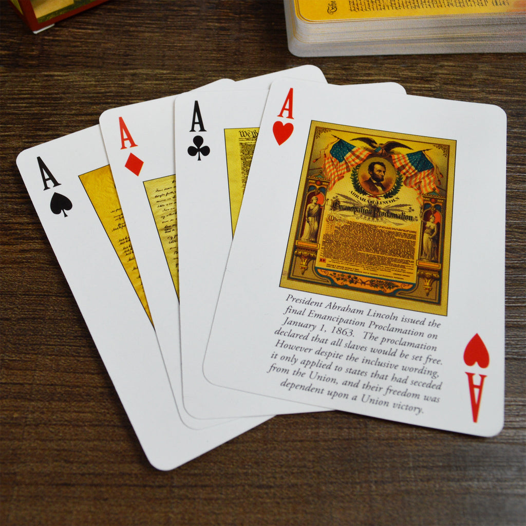 America's Historical Documents Playing Cards