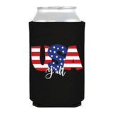 USA Y'all Can Coozie