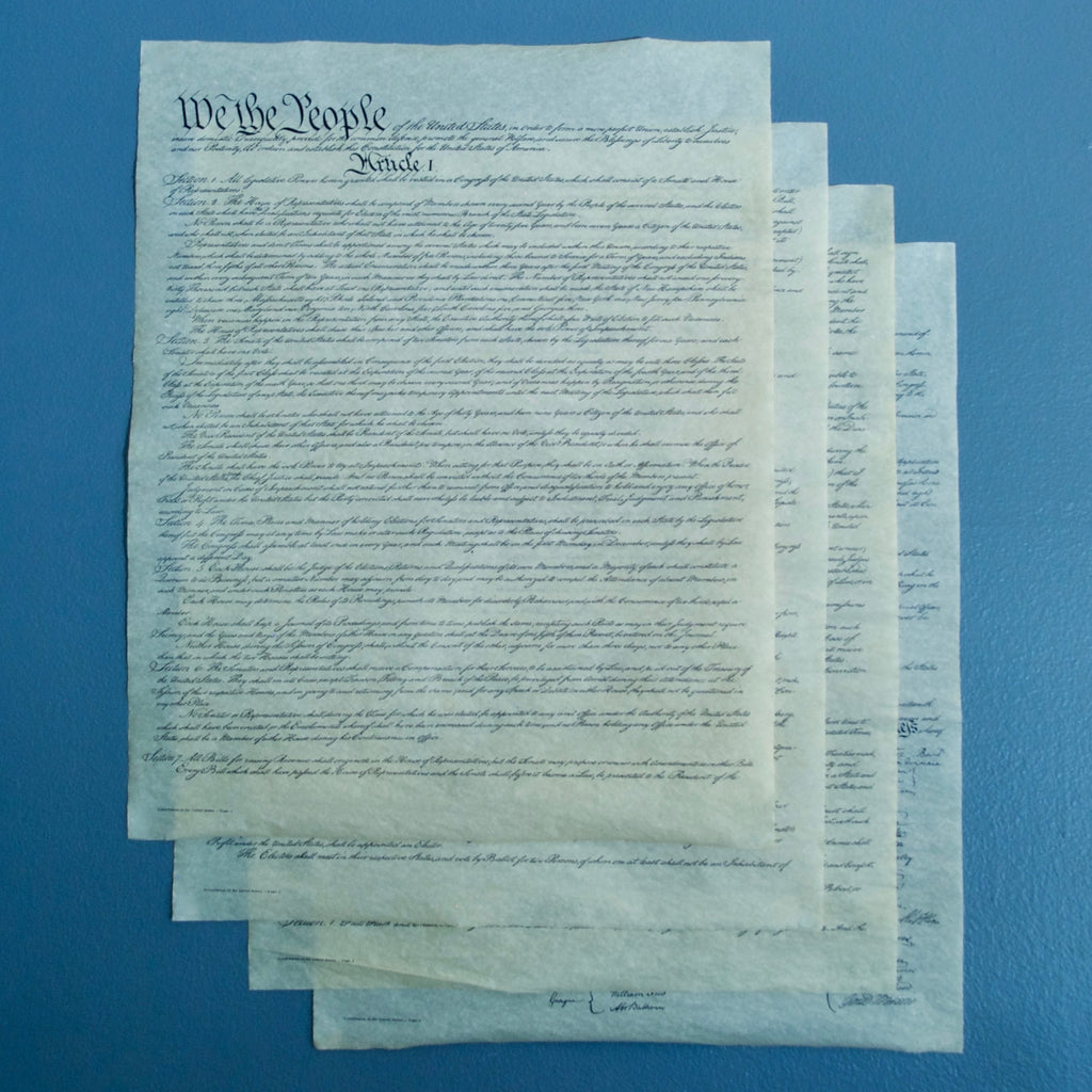 U.S. Constitution Full Size Four Page Replica – National Archives Store