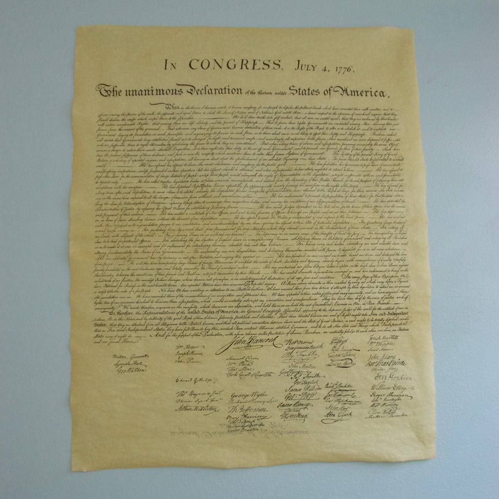 Declaration of Independence Full Size Replica – National Archives Store