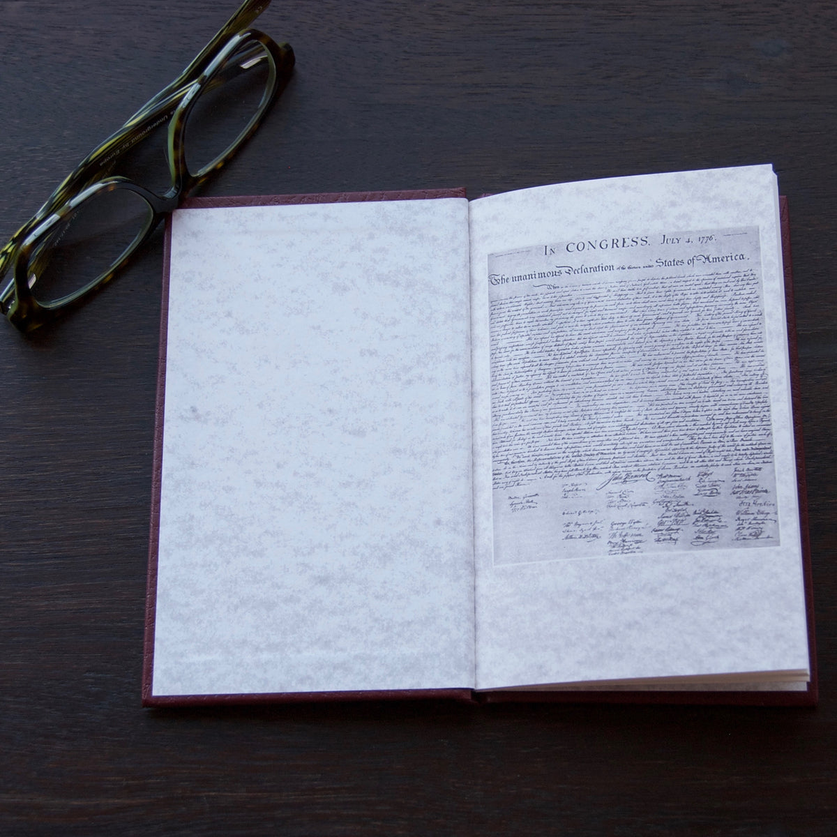 Declaration of Independence Pocket-sized Hardcover Book - Made in the
