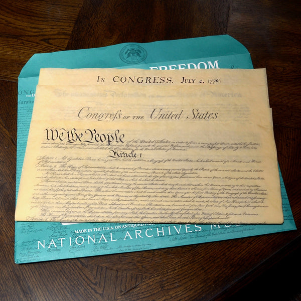 Charters of Freedom Bundle with Four-page U.S. Constitution in Envelope