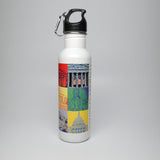 Capital Landmarks Art Water Bottle