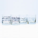 America's Documents Four Rocks Glass Set