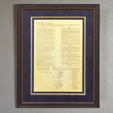 Premium Framed Charters of Freedom Bundle Black