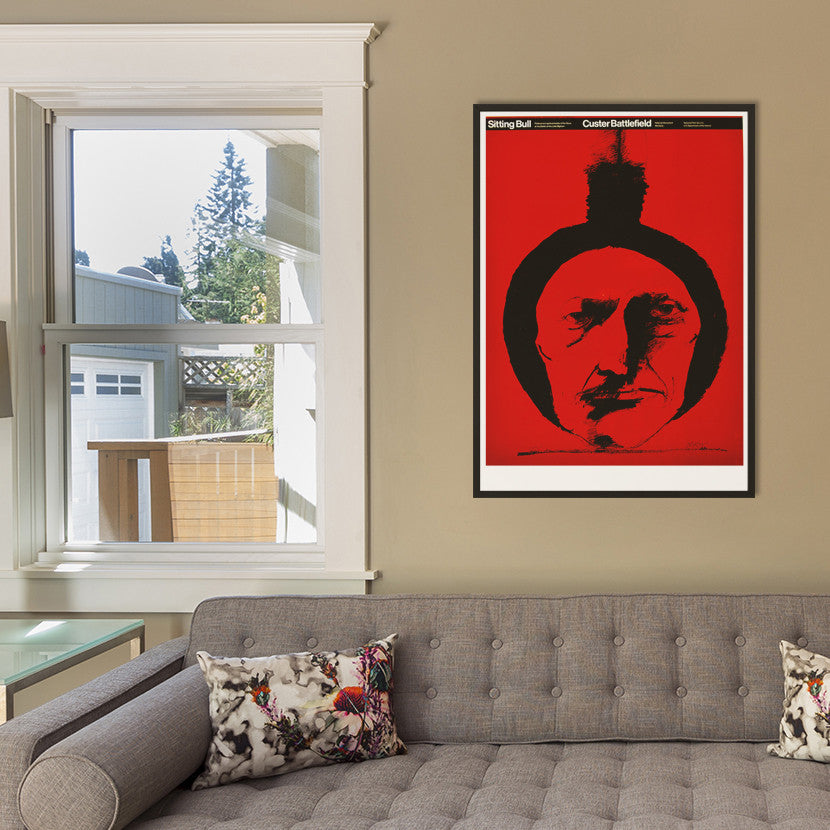 Sitting Bull, Custer Battlefield Poster