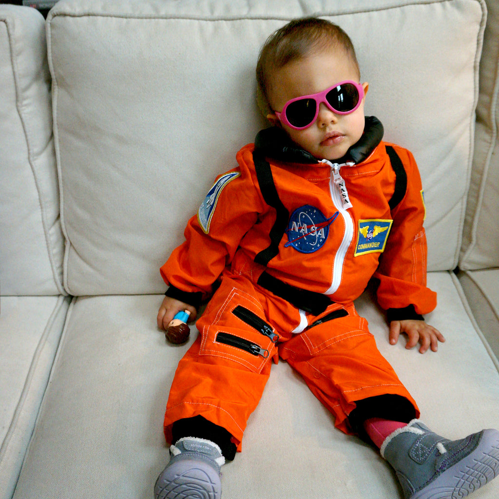 Orange Astronaut Jumpsuit Costume for Kids