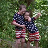 Stars and Stripes Patriotic Toddler Pajamas