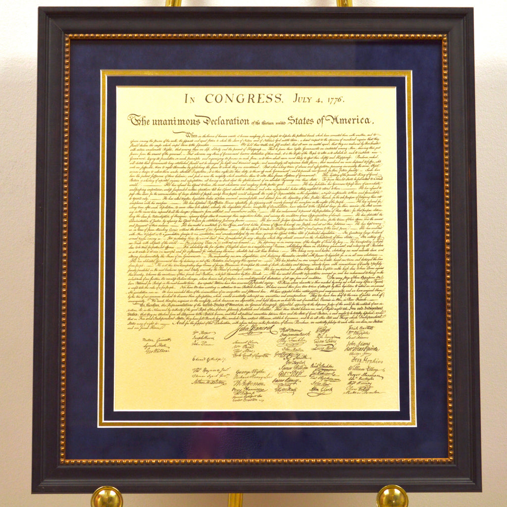 Premium Framed Declaration of Independence – National Archives Store