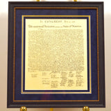 Premium Framed Declaration of Independence