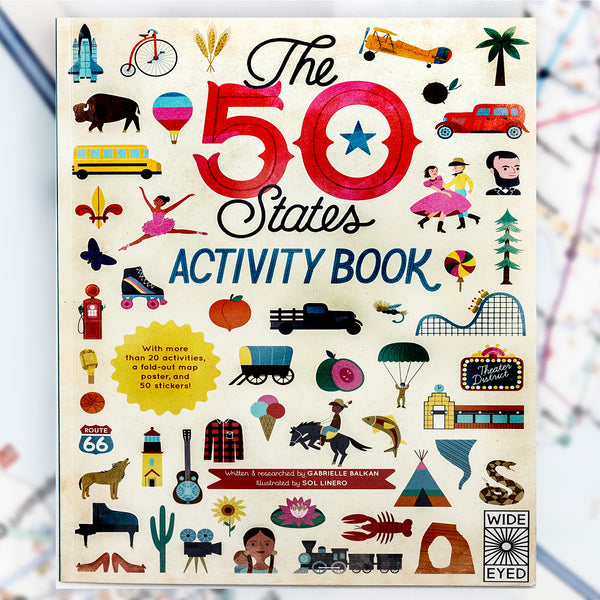 The 50 States Activity Book