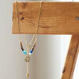 Gold Chain Cedar Tree Necklace