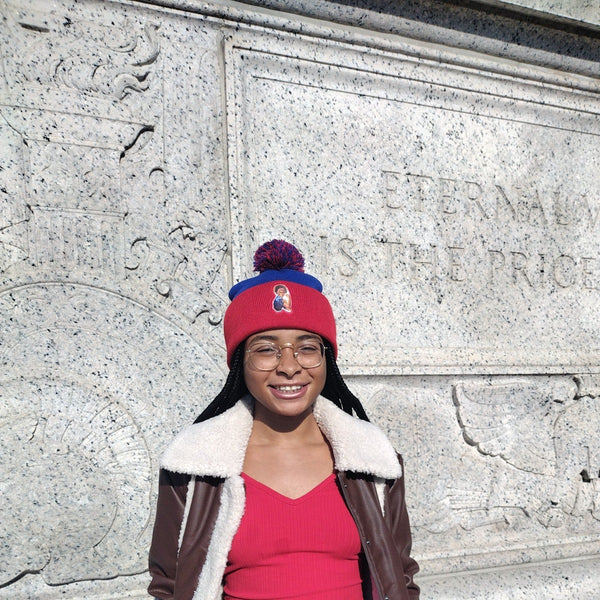 African American Rosie the Riveter Beanie