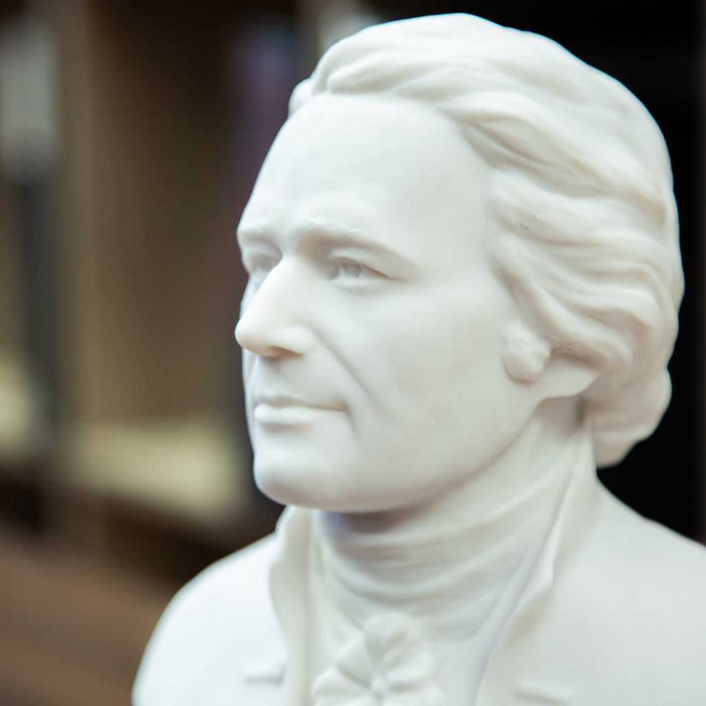 Alexander Hamilton 10 1 2 inch White Bust National Archives Store