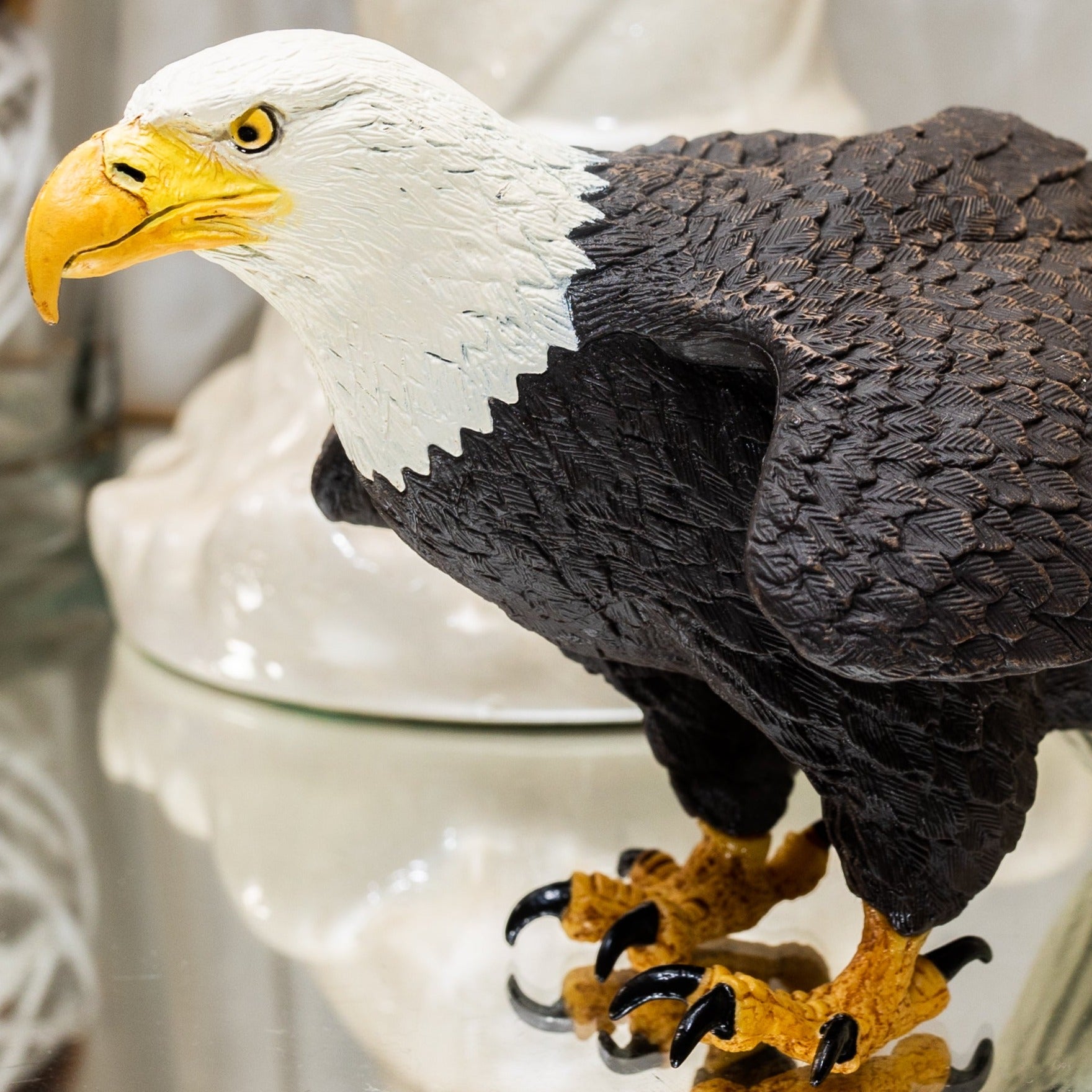 Bald Eagles フィギュリン 親子 ヒナ Bald Eagle 6-inch Figurine