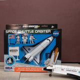 Space Shuttle Orbiter with Three Astronauts
